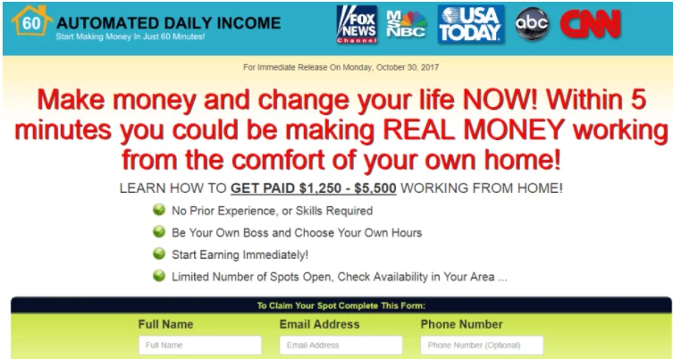 Automated Daily Income