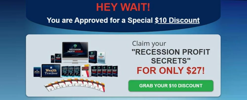 Benefits Of Recession Profit Secrets. Recession Profit Secrets Program