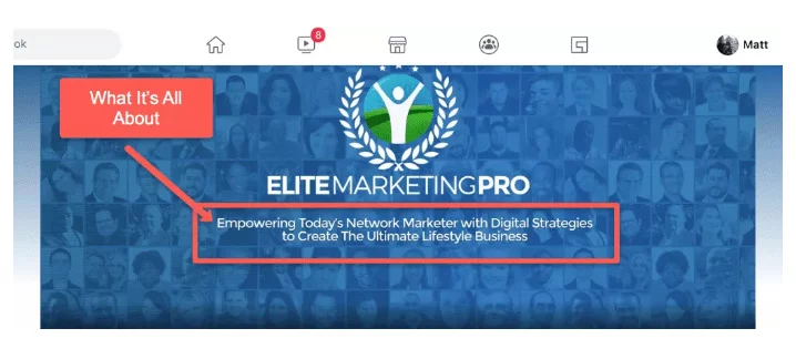 Elite Marketing Pro Facebook Group Community