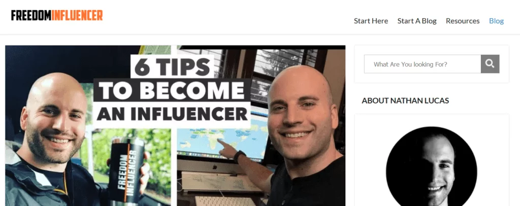 About Freedom Influencer Nathan Lucas passive income