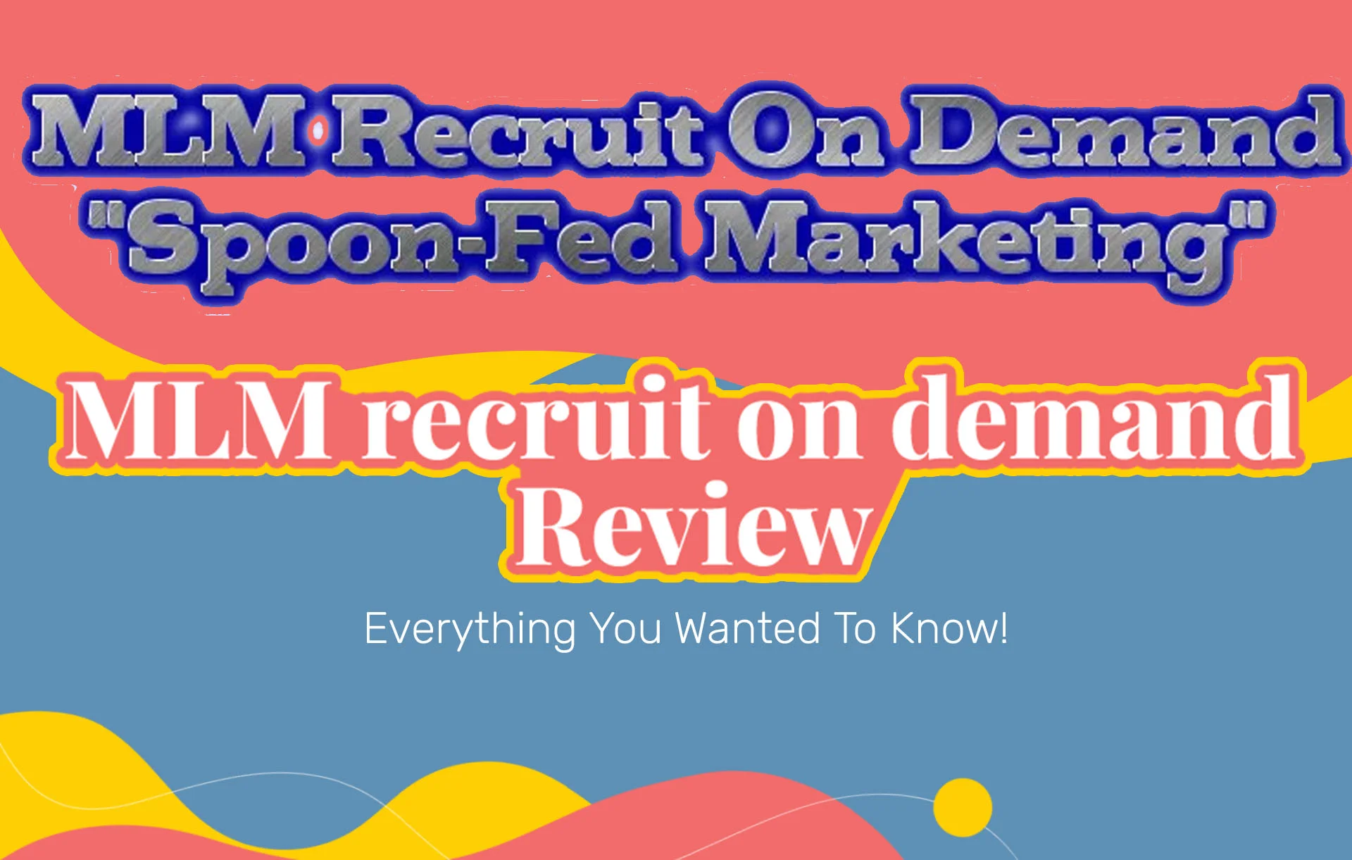 MLM recruit on demand Review (2024 Update): Everything You Wanted To Know!