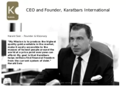 Karatbars Company And Founder History. buy gold network marketing