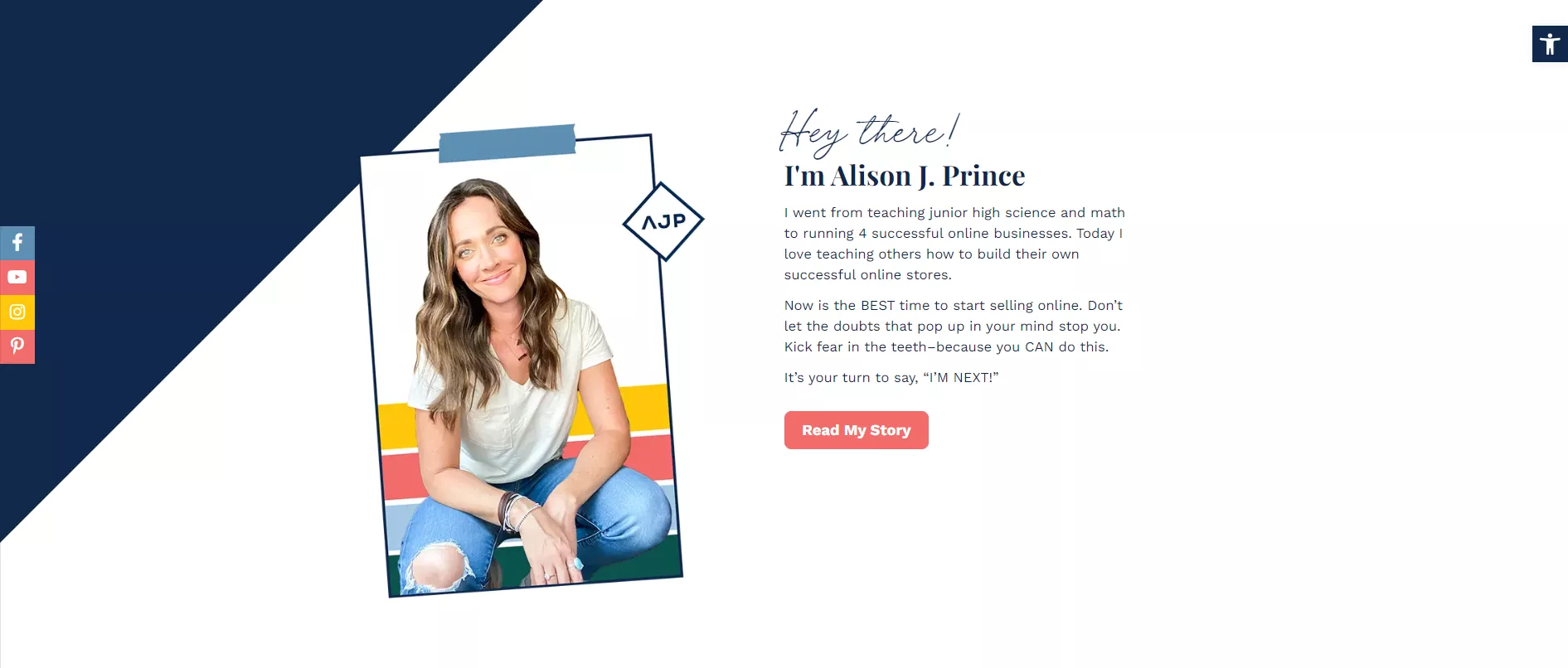Alison Prince Background Own eCommerce Store