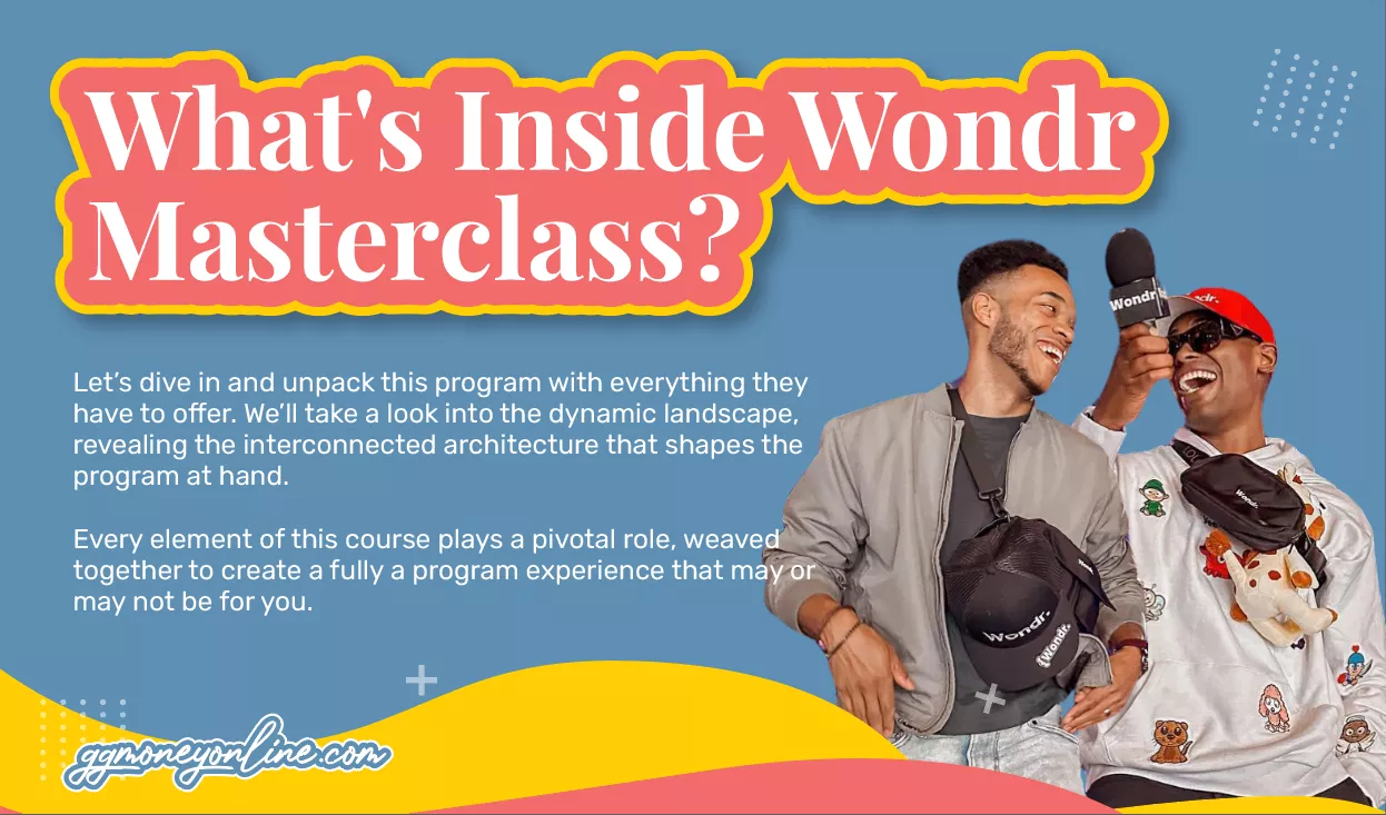 what's inside of Wondr Masterclass