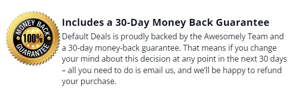 30 Day Money Back Guarantee Origin Awesomely.com