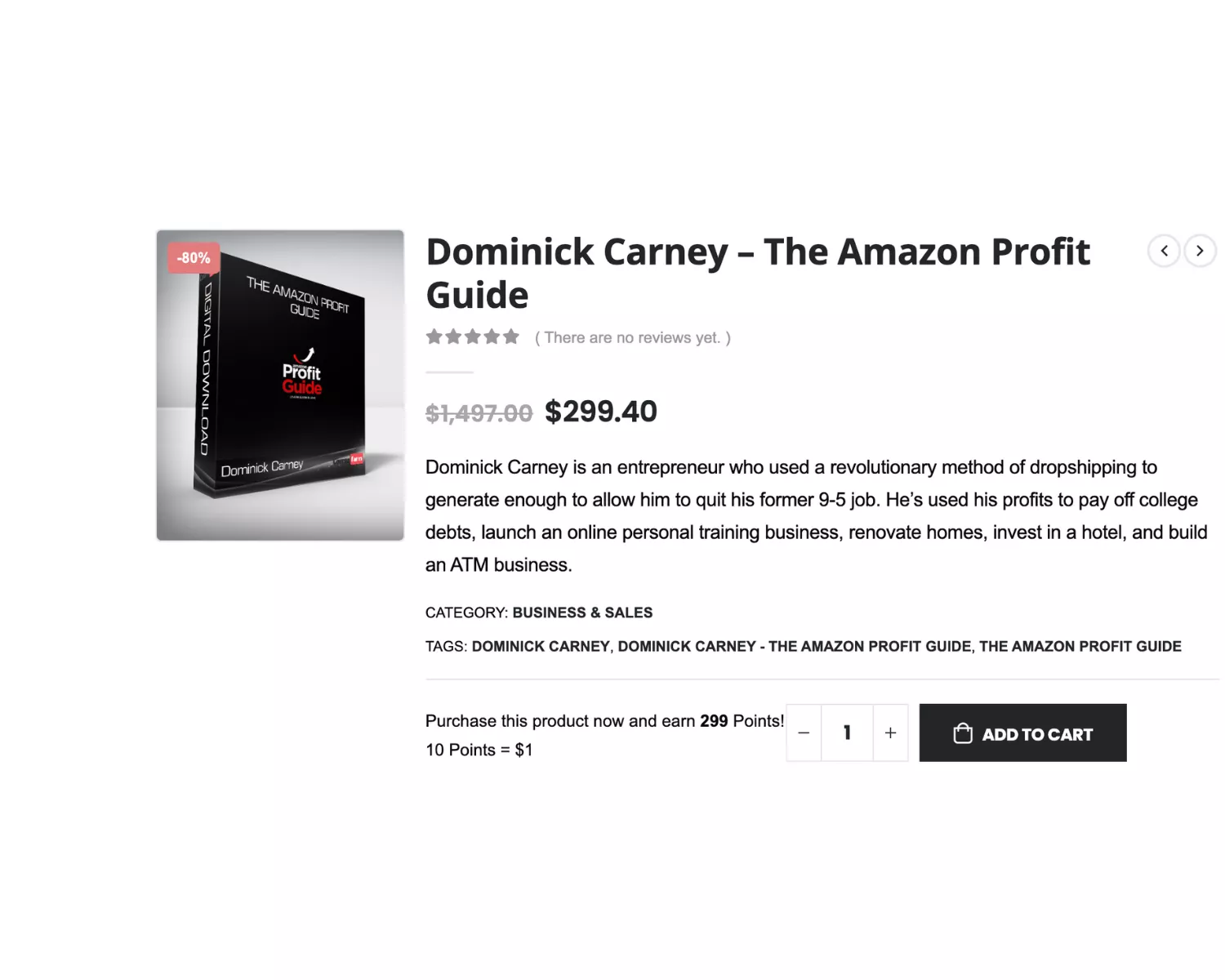 A discounted rate for Amazon Profit Guide