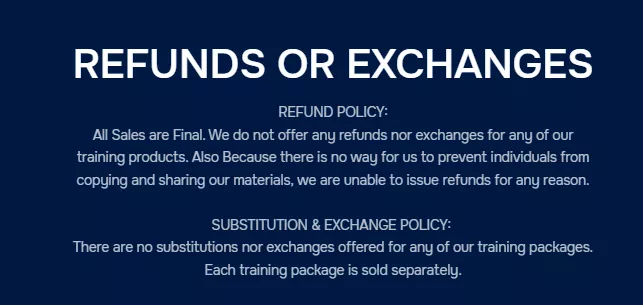 King Khang's Refund Policy