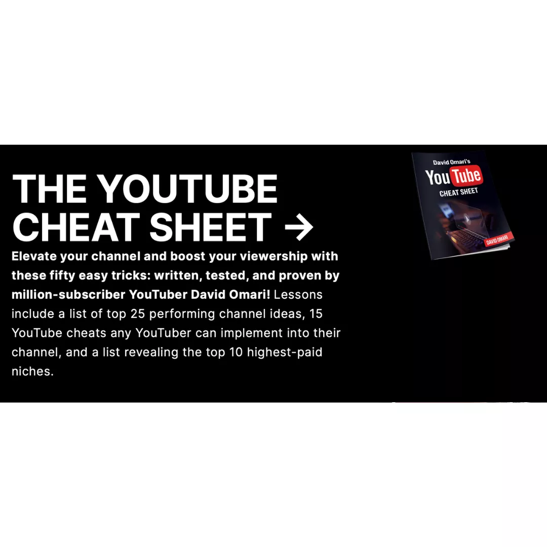 The Youtube Cheat Sheet