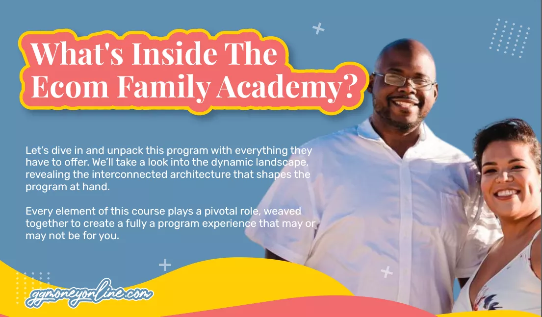 What's Inside The Ecom Family Academy?