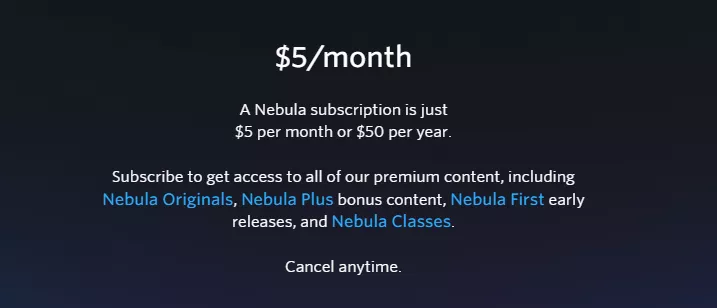 nebula price